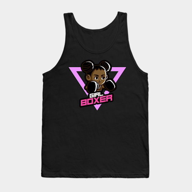 Girl Boxer Tank Top by Malficious Designs